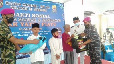 Ikatan Marinir Cirebon Gelar Khitanan Massal dan Bhakti Sosial Untuk Warga Serta Anak Yatim Piatu