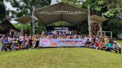 Antusias, Puluhan Junalis Lampung Ikuti Gathering Bersama PT. Hutama Karya Guna Menjalin Silaturahmi