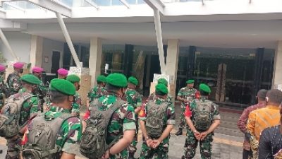 Letkol Imam Safei Pimpin Apel Pengecekan Personel Pengamanan VVIP di Hotel Emersia