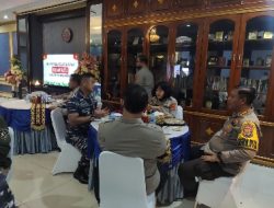 Danbrigif 4 Marinir/BS Laksanakan Monitoring Malam Natal Bersama Kapolda Lampung