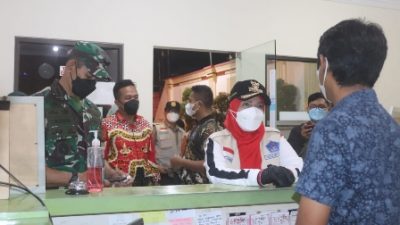 Dandim 0410/KBL Bersama Walikota Ikuti Operasi Yustisi dan Pantauan Ibadah Malam Natal