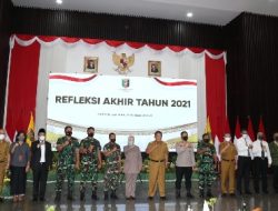 Danbrigif 4 Marinir/BS Hadiri Undangan Refleksi Kinerja Gubernur Lampung 2021