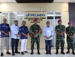 Silahturahmi Danbrigif 4 Marinir/BS ke Kantor PT Pelindo Panjang