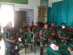 Tingkatkan Kinerja Satuan Danramil 410-02/TBS Pimpin Jam Komandan