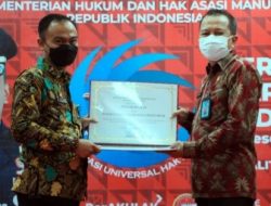 Terus Tingkatkan Pelayanan Terbaik, Rutan Kelas II Kotabumi Meraih Penghargaan Pelayanan Publik Berbasis HAM