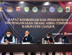 Kadivim Jabar Heru Tjondro Hadiri Rakor dan Pengukuhan Timpora Kabupaten Cianjur