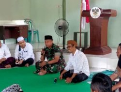 Tingkatkan Iman dan Ketaqwaan, Koramil 410-01/Panjang bersama Warga Laksanakan Shalat dan Do’a Bersama