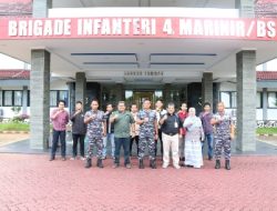 Brigif 4 Marinir/BS dan Unila Menggelar Sosialisasi Kegiatan Pengembangan Sistem Peringatan Dini Tsunami