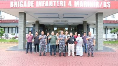 Brigif 4 Marinir/BS dan Unila Menggelar Sosialisasi Kegiatan Pengembangan Sistem Peringatan Dini Tsunami