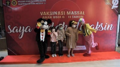 Kemenkumham dan BIN Kerja Sama Gelar Vaksinasi Covid-19 untuk Anak Dalam Rangka Hari Bhakti Imigrasi Ke-72