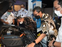 Tiga Titik SPKLU di Lampung Nyamankan Peserta Touring Mobil Listrik Kemenhub