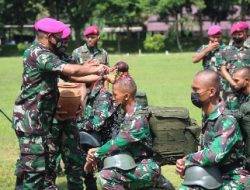Yonif 9 Marinir Beruang Hitam Tutup Masa Orientasi Cikal Bakal Petarung Muda