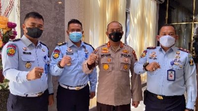 Lapas Narkotika Kelas IIA Bandarlampung Perkuat Sinergitas Dengan Polresta Bandarlampung