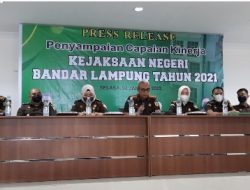 Kejari Bandarlampung Sampaikan Capaian Kinerja selama Tahun 2021