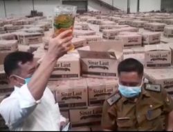Tim Satgas Pangan Ditreskrimsus Polda Lampung Temukan 345,6 Ribu Liter Minyak Goreng di Gudang CV. Sinar Laut