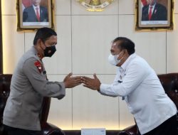 Pererat Sinergi, Kakanwil Kemenkumham Lampung Audiensi Dengan Kapolda