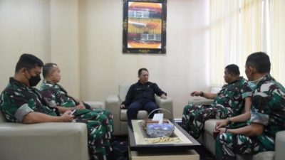 Ketua DPRD Provinsi Lampung Mingrum Gumay Menerima Kunjungan Silaturahmi Danrem 043/Gatam Brigjen TNI Ruslan Effendy