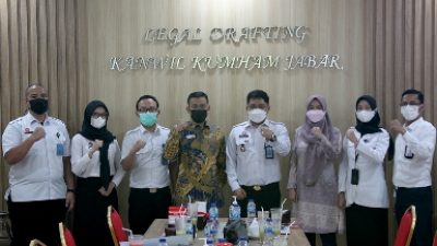 Dalam Rangka Tindak Lanjut Pengaduan, Kanwil Kemenkumham Jabar Terima Kunjungan Ombudsman RI