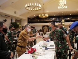 Ketua DPRD Provinsi Lampung, Mingrum Gumay SH., MH menghadiri acara pisah sambut Dandenpom II/3 Lampung
