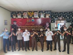 Kepala Kejati Lampung Menghadiri dan Meresmikan Kampung Restorative Justice Desa Hajimena