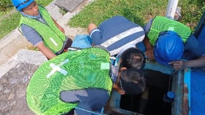 Pabrik AQUA Tanggamus Terus Mengalirkan Air Bersih Kepada Masyarakat Pekon Teba