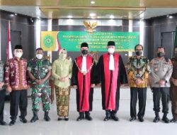 Kasdim 0410/KBL Hadiri Pelantikan dan Serah Terima Jabatan Ketua PN Tanjung Karang