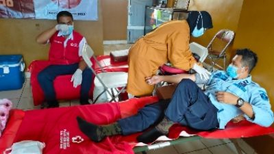 Peringati Hari Bhakti Pemasyarakatan, Rutan Sukadana Gelar Donor Darah