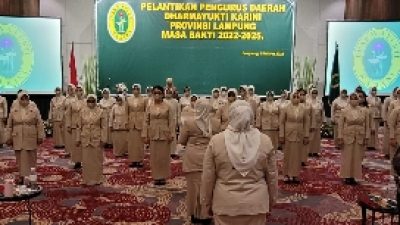 Selamat ! Pengurus Daerah Dharmayukti Karini Lampung Resmi Dilantik