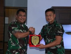 Brigif 4 Marinir/BS Menerima Kunjungan Danrem 043/Gatam