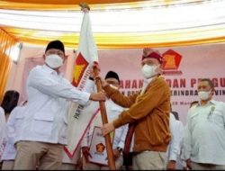 Mirza – Giri Dikukuhkan Sebagai Ketua dan Sekretaris DPD Gerindra Lampung