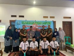 Jaksa Masuk Sekolah Kejati Lampung dengan Tema “Santri Sahabat Jaksa” di Pondok Pesantren Darul Huffaz