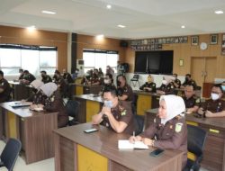Kejati Lampung Menerima Kunjungan Kerja Inspektur III Pada Jaksa Agung Muda Pengawasan