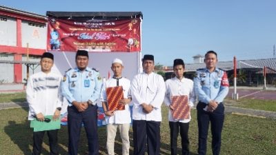 408 WBP Rutan Kelas I Bandarlampung Dapatkan Remisi Hari Raya Idul Fitri 1443 H