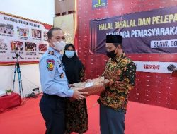 Halal Bihalal dan Pelepasan Purna Bhakti Petugas Lapas Kalianda, Kalapas: Terima Kasih Atas Budi Baiknya