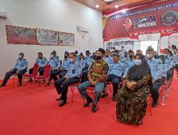 Kalapas Kalianda Ikuti Apel Pagi Pegawai dan Halal Bihalal Keluarga Besar Kemenukumham HAM RI