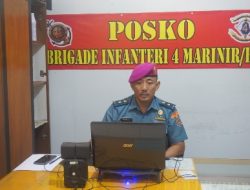 Kepala Akuntansi Brigif 4 Marinir/BS Mengikuti Rapat Paripurna Istimewa DPRD Provinsi Lampung
