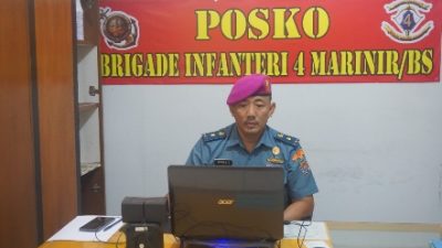 Kepala Akuntansi Brigif 4 Marinir/BS Mengikuti Rapat Paripurna Istimewa DPRD Provinsi Lampung