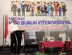 Seminar Hari Buruh Internasional 2022, Gubernur Arinal Berharap Sinergi Antara Pemerintah, Pengusaha dan Pekerja Makin Mantap