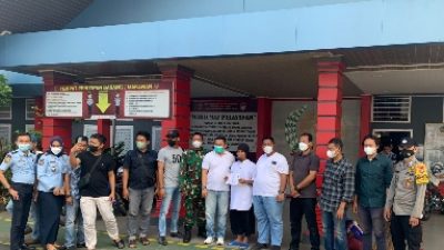 Napi Teroris Lapas Kelas I Bandar Lampung Menghirup Udara Bebas