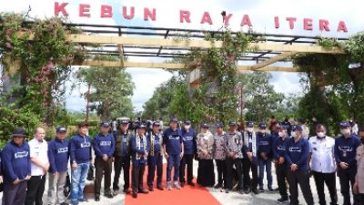 ITERA Resmikan Kebun Raya Sebagai Pusat Konservasi Tumbuhan Khas Sumatera