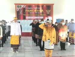Semarak Hari Lahir Pancasila, ASN Lapas Narkotika Bandar Lampung Gunakan Pakaian Adat