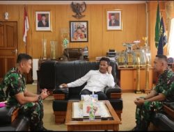 Danbrigif 4 Marinir/BS Didampingi Danyonif 10 Marinir/SBY Kunjungi Walikota Batam