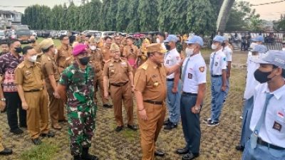 Brigif 4 Marinir/BS Siap Dukung Latihan Dasar Kepemimpinan OSIS SMA Se-Lampung T.A 2022