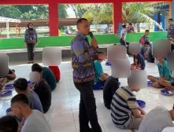 Andikpas dan Petugas LPKA Kelas II Bandarlampung Menggelar Makan Bersama