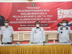 Wujudkan Pengelolaan Kepegawaian Yang Terstruktur, Kanwil Lampung Fasilitasi Pengisian Data Analisis Beban Kerja