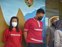 Jatanras Polda Lampung Berhasil Menangkap Pasutri Tersangka Kasus Curat di Toko
