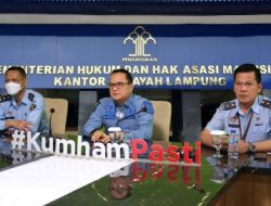 Kanwil Kemenkumham Lampung Ikuti Rapat Evaluasi Pelaksanaan Reformasi Birokrasi Triwulan II (B06) Tahun 2022