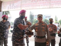 Serbuan Kilat Danbrigif 4 Marinir/BS Kejutkan Kapolresta Bandarlampung