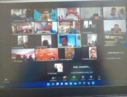 Kadivpas Kanwil Kemenkumham Lampung Mengikuti Kegiatan Sosialisasi Penyesuaian Mekanisme Layanan Kunjungan Tatap