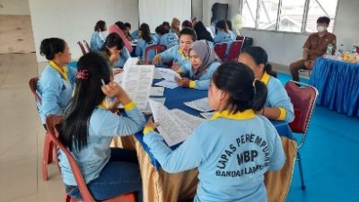 Sadar Pentingnya Pendidikan, WBP Lapas Perempuan Lampung Ikuti Ujian Sekolah